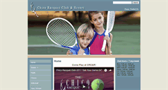 Desktop Screenshot of chicoracquetclub.com