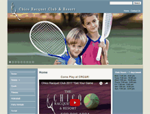 Tablet Screenshot of chicoracquetclub.com
